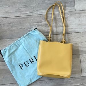 Furla Pale Yellow Handbag